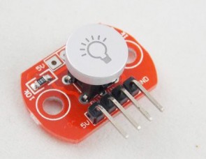 Green illuminated Pushbutton "Lamp" on Breakout
