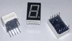 7-segment display red common cathode 1 Char 0.56"