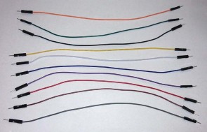 Jumper Wire 10 Pcs M/M 30cm - 22AWG