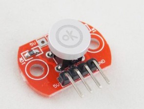 Green illuminated Pushbutton "OK" on Breakout