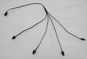 JST-SM 2 Pin Male to 4 x 2 Pin Female Splitter 40cm