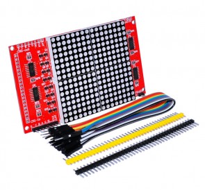16 x 16 Matrix LED Modul (Rot) mit 4 74HC138 Decoder