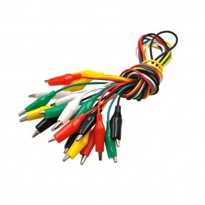 Alligator Test Leads - Multicolored 10 Pack 