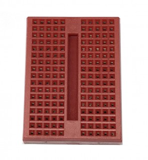 Lochraster-Steckplatine / Breadboard-170 / Rot