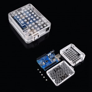 Arduino Gehäuse Transparent mit LEGO-Kompatiblen Noppen