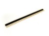 Stiftleiste 1 X 40 Polig RasterMass 2.54mm -Schwarz 